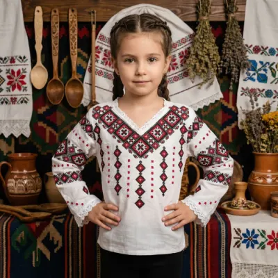 Ie traditionala fetite Georgeta 3