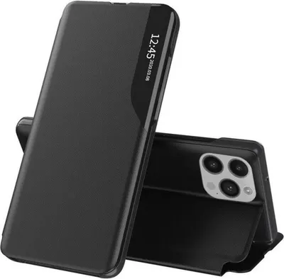 Husă Techsuit - eFold, iPhone 15 Plus, negru