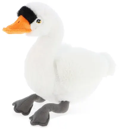 Jucărie de pluș ecologică Keel Toys Keeleco - Swan, 20 cm