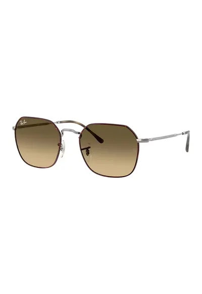 Ochelari de soare unisex cu lentile in degrade - Argintiu