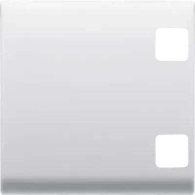 Tasta buton pentru PUSH-BUTTON PANEL - se completeaza cu 2 lentila - 2 module - ALB - CHORUS