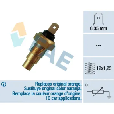 Senzor temperatura lichid racire FAE 31520