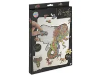 Puzzle din lemn Grafix diverse animale