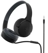 Căști pentru copii cu microfon Belkin - SoundForm Mini, negru