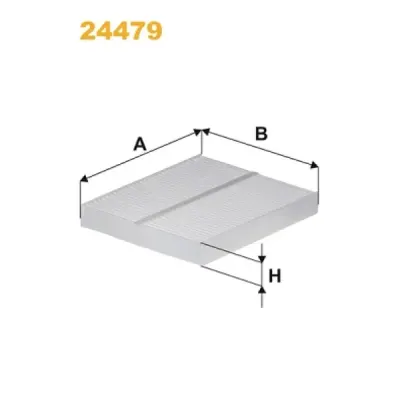 Filtru, aer habitaclu WIX FILTERS 24479