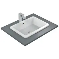 Lavoar incastrat alb 60 cm, dreptunghiular, Ideal Standard Strada