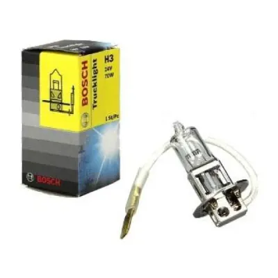 Bec auto halogen pentru far Bosch Trucklight H3 70W 24V 1987302431