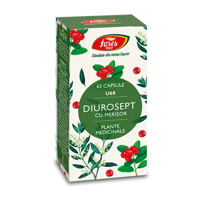 Diurosept U68, 63 capsule, Fares