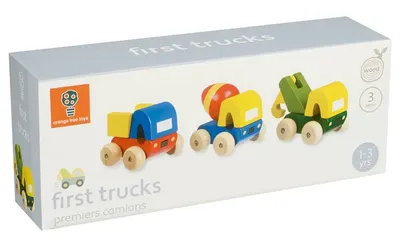 Set de joc Orange Tree Toys - Mașini de construcție, 3 piese