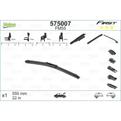 Lamela stergator VALEO 575007