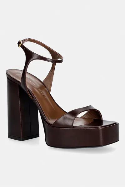 Giuseppe Zanotti sandale cu toc piele Biarritz