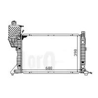 Radiator, racire motor LORO 054-017-0016