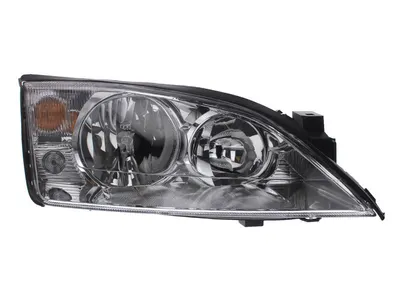 Far dreapta potrivit FORD MONDEO 2000-2007 - (H1/H7, reglaj electric, fundal cromat)