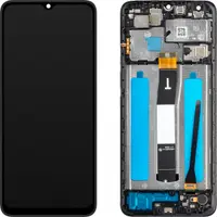 Display cu Touchscreen MP compatibil cu Xiaomi Redmi 12C, cu Rama, Negru, Swap