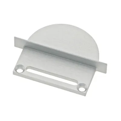 Profile end cap CLU round with longhole incl. Screws