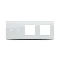 Placa ornament tripla pentru Intrerupator TOUCH 2T+2P - actionare prin atingere