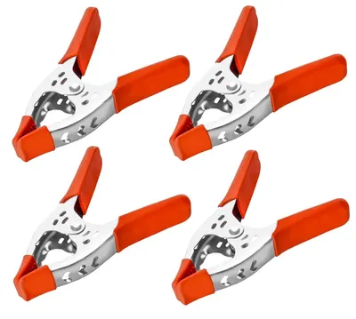 Set 4 Cleme 6 inci din Metal Deschidere 2.5 inci
