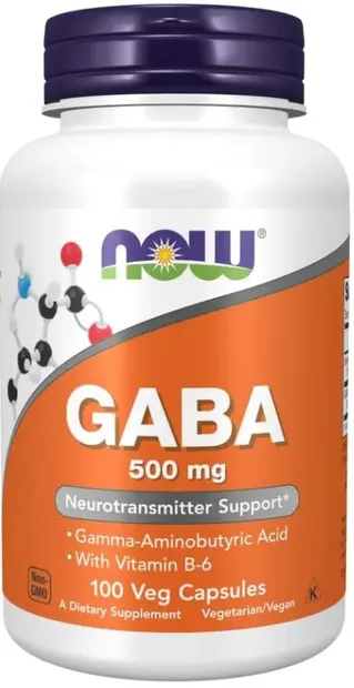 GABA, 100 capsule, Now