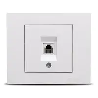 Priza Telefon (RJ11 623K) ST Grano Ovivo OV00033, 10A, 250V, Nat alb