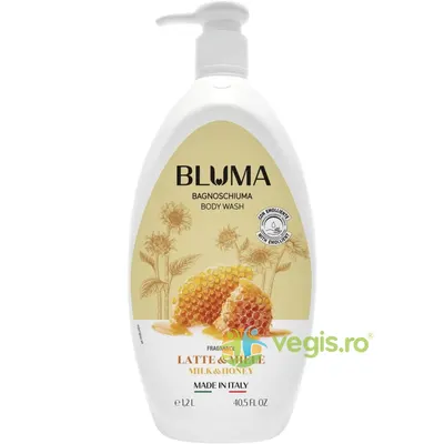 Gel de Dus Cremos cu Parfum de Lapte si Miere 1.2L