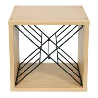 Raft pentru sticle de vin în culoare naturală cu aspect de lemn de frasin număr de sticle 12 36,5x36x29 cm Macon – Compactor
