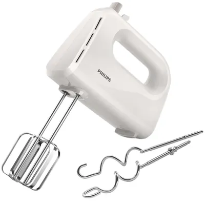 Mixer Philips HR3705/00, 300 W, 5 viteze, Turbo, Alb