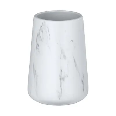 Suport din ceramică pentru periuțele de dinți Wenko Adrada, alb