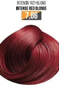 Vopsea Profesionala Cu Amoniac Redus EVOQUE Milk Therapy, Nuanta 7.66 Intense Red Blonde - Cu Tehnologie Lipid Micro Emulsion, 100 ml - Evoque