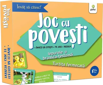 Joc cu povesti. Iepurele și broasca-țestoasă • Turtița fermecată
