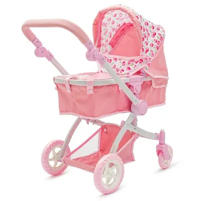Carucior pentru papusi, Baby Mix, 2 in 1, Sophie pink