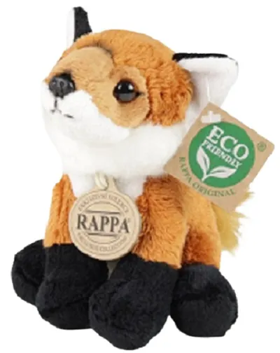 Jucărie de pluș Rappa Eco Friends - Vulpe, 15 cm