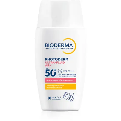 Bioderma Photoderm AR+ fluid cu o consistenta usoara pentru piele sensibila cu tendinte de inrosire SPF 50+ 40 ml