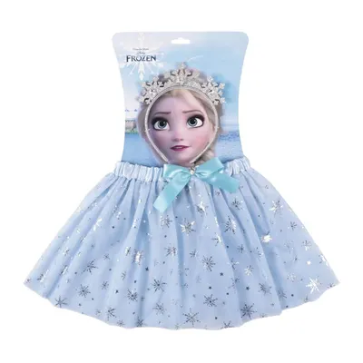 Set fustiță cu bentiță, Cerda, culoarea blue, model Frozen
