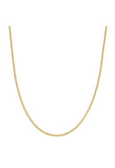 Colier placat cu aur de 14K - Auriu