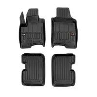 Set covorase cauciuc 4 piese proLine 3D, negru, potrivit FIAT PANDA 02.12-
