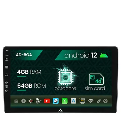 [LICHIDARE STOC FARA 4G] Navigatie All-in-one Universala, Android, A-Octacore 4GB RAM + 64GB ROM, 10.1 Inch - AD-BGA10004