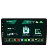 [LICHIDARE STOC FARA 4G] Navigatie All-in-one Universala, Android, A-Octacore 4GB RAM + 64GB ROM, 10.1 Inch - AD-BGA10004