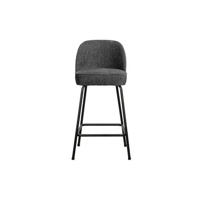 Scaun de bar albastru deschis din catifea (înălțime șezut 64 cm) Vogue – WOOOD