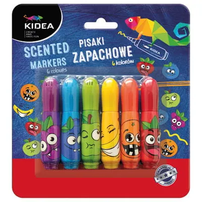 Markere Kidea - parfumate, 6 culori
