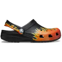Saboti Crocs Classic Flames Clog Kids Negru - Black/Multi
