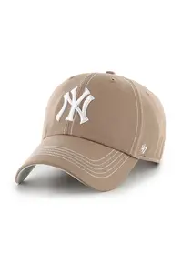 ’47 - Sapca baseball de bumbac NY Yankees - Alb/Maro camel