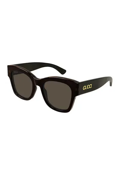 Ochelari de soare butterfly cu detalii logo lateral - Negru