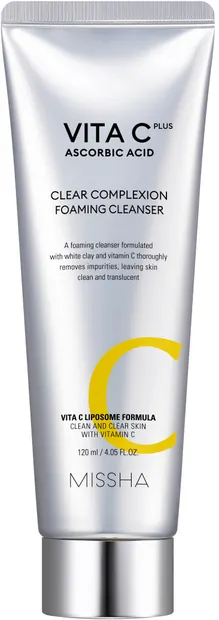 Missha Vita C Plus Spumă de curățare Clear Complexion, 120 ml