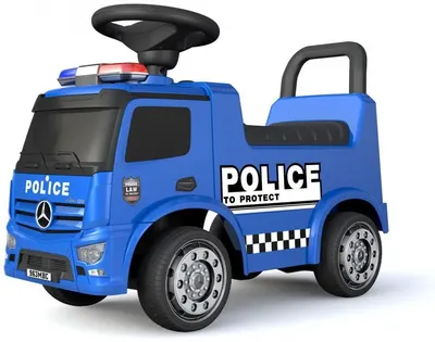 Masina pentru copii Moni Mercedes Benz - Antos Police, albastra