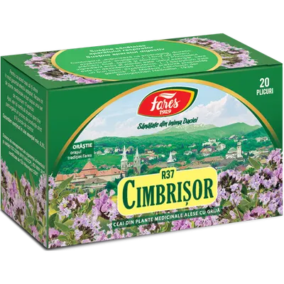 Cimbrisor, iarba, R37, ceai la plic, Fares | 20 plicuri