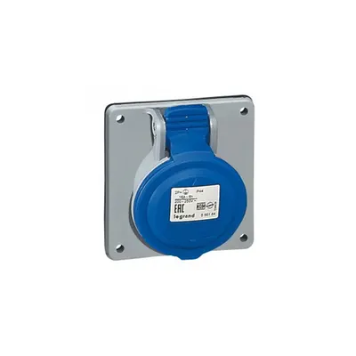 Panou montaj priza P17 - inclinata - IP44 - 200/250 V~ - 16 A - 2P+E