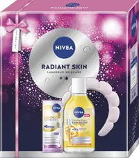 Nivea Set cadou Radiant Skin, cu diademă, 2 piese