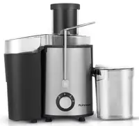 Storcător de fructe Rohnson - R 438, 600W, negru/argintiu