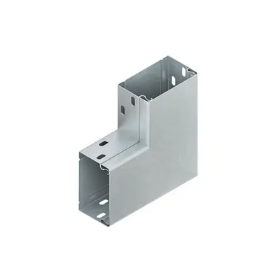 Unghi plat 90° cu perforare conector cu surub, cu capac LEWC 60.100