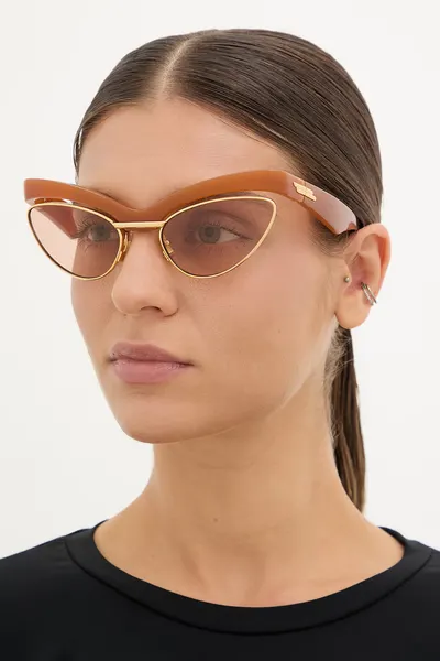 Bottega Veneta ochelari de soare cat eye pentru femei